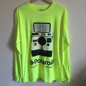 POLAROID Camera Graphic Long Sleeve Tee